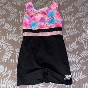 Jojo Siwa Pink and Black Gymnastics Leotard